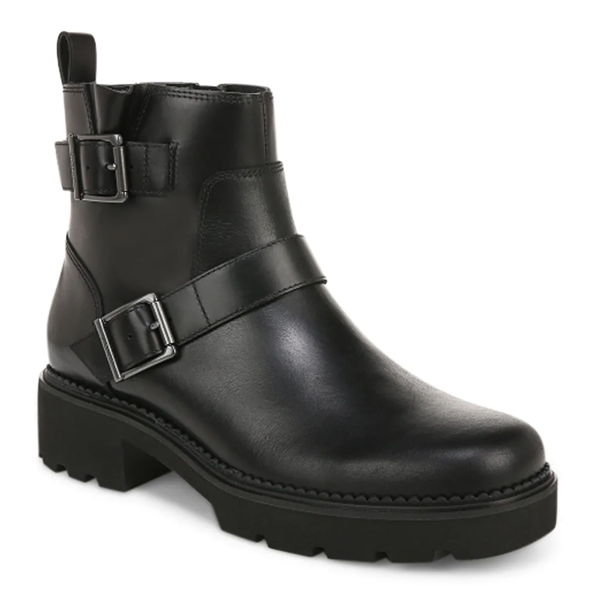 Folsom Ankle Moto Boot (Wide)