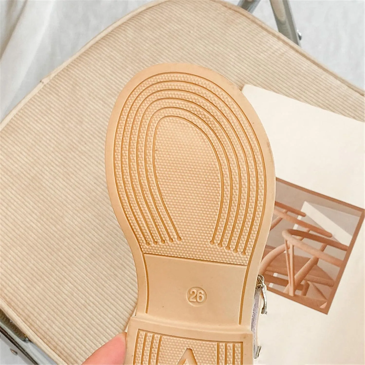 Girls Leather Rhinestones Bow Design Soft Toe Princess Dress Flat Fashion Winter Toddler Shoes Girls