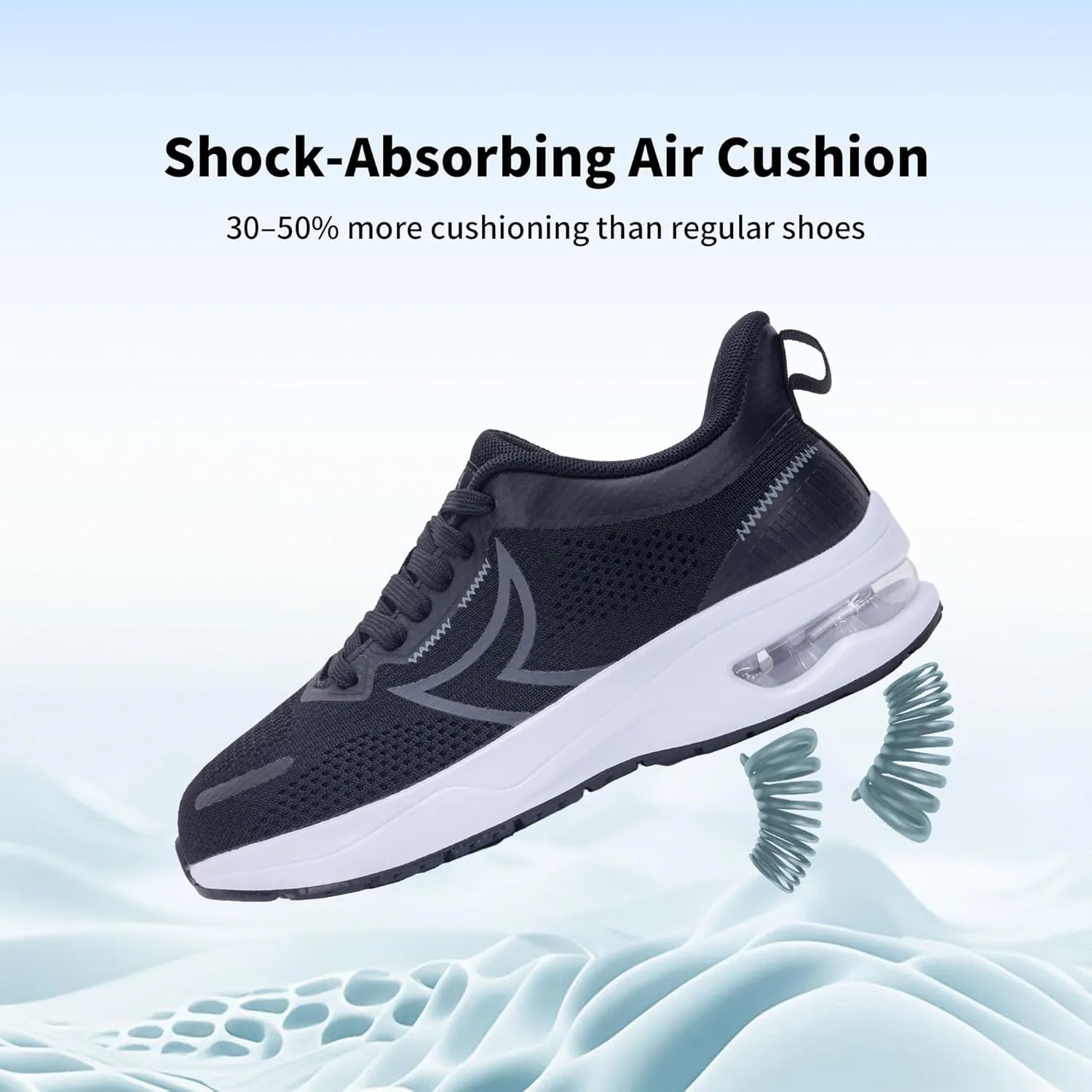 GOOBON Wide Toe Box Running Shoes Women Air Walking Sneakers Wide Width Tennis Athletic Shoes