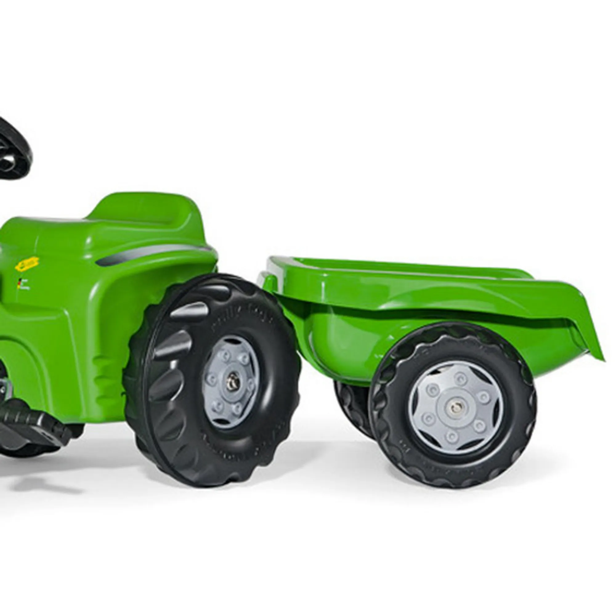 Green Rolly Kid Trailer for Pedal Tractor
