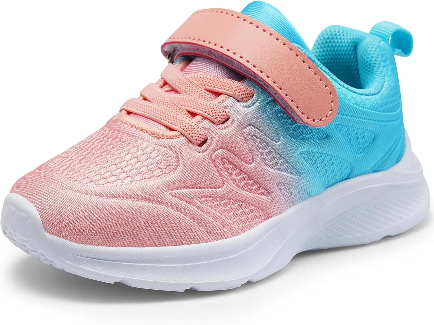 Harvest Land Toddler Glitter Tennis Shoes Slip On Boys Girls Sneakers Casual Running Shoes Woven Breathable with Soft Soled Sports Hook-Loop Outdoor Shoes
