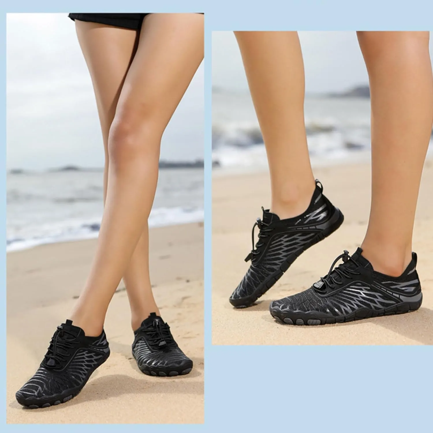 Hike Barefoot Shoes for Women Men Footwear Pro Barefoot Shoes with Wide Toe Box, Healthy & Non-Slip Breathable Athletic Beach Pool Surf Hiking Walking