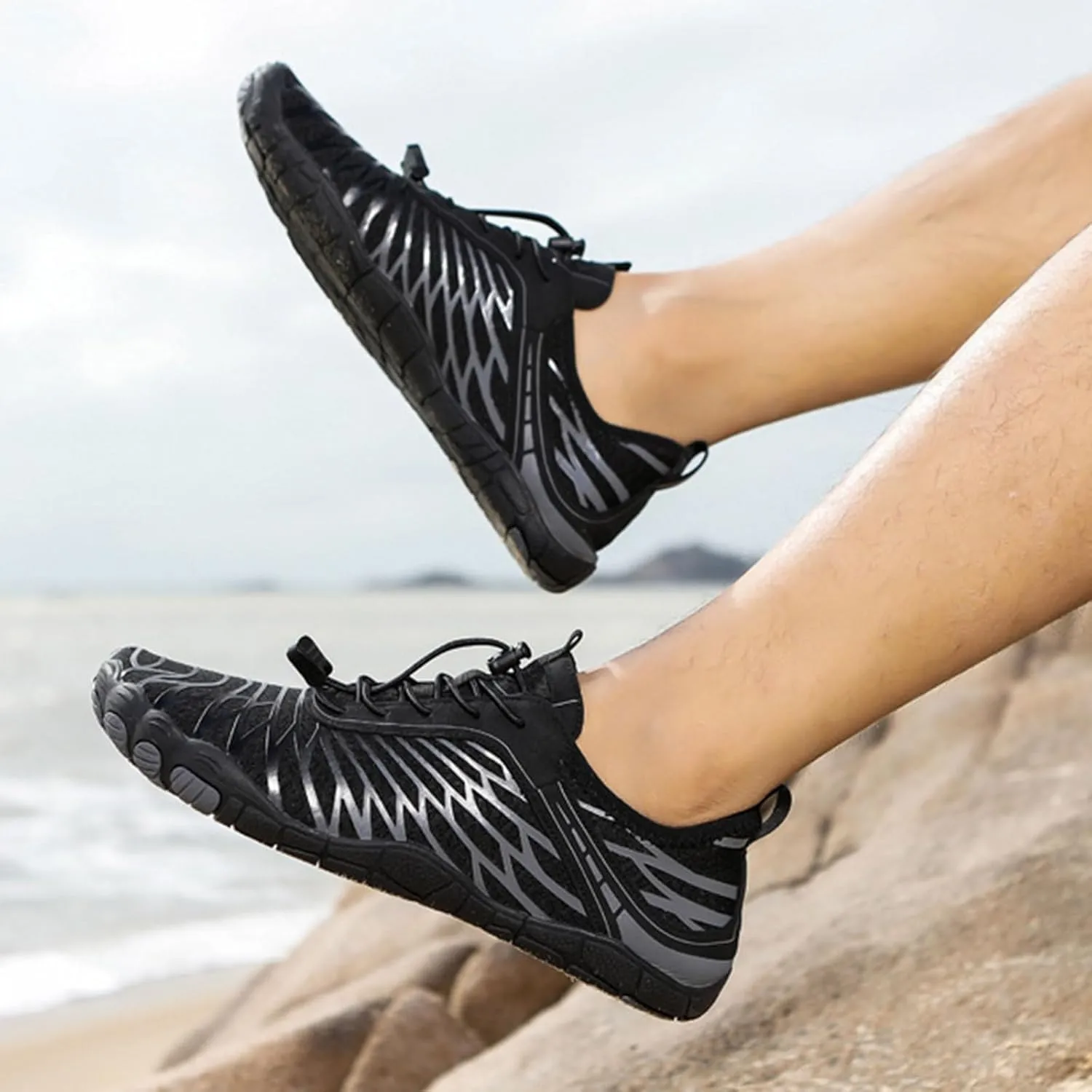 Hike Barefoot Shoes for Women Men Footwear Pro Barefoot Shoes with Wide Toe Box, Healthy & Non-Slip Breathable Athletic Beach Pool Surf Hiking Walking