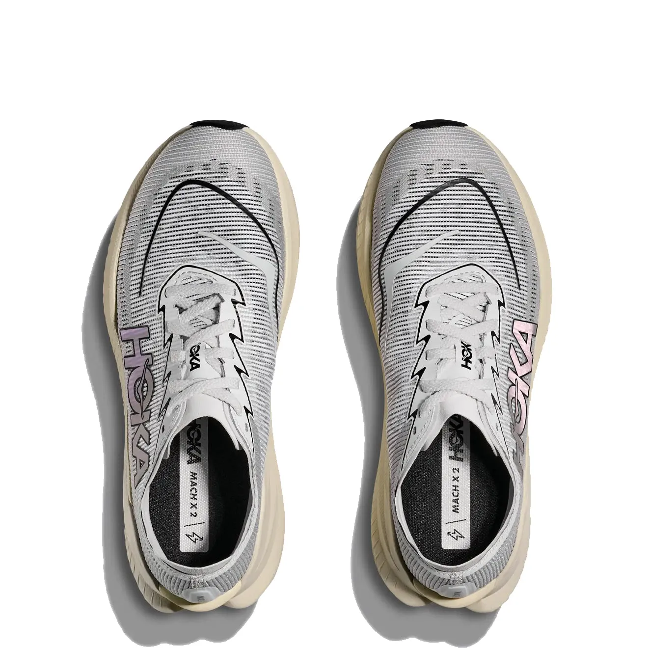 Hoka Mach X 2 Trainer White / Cosmic Grey