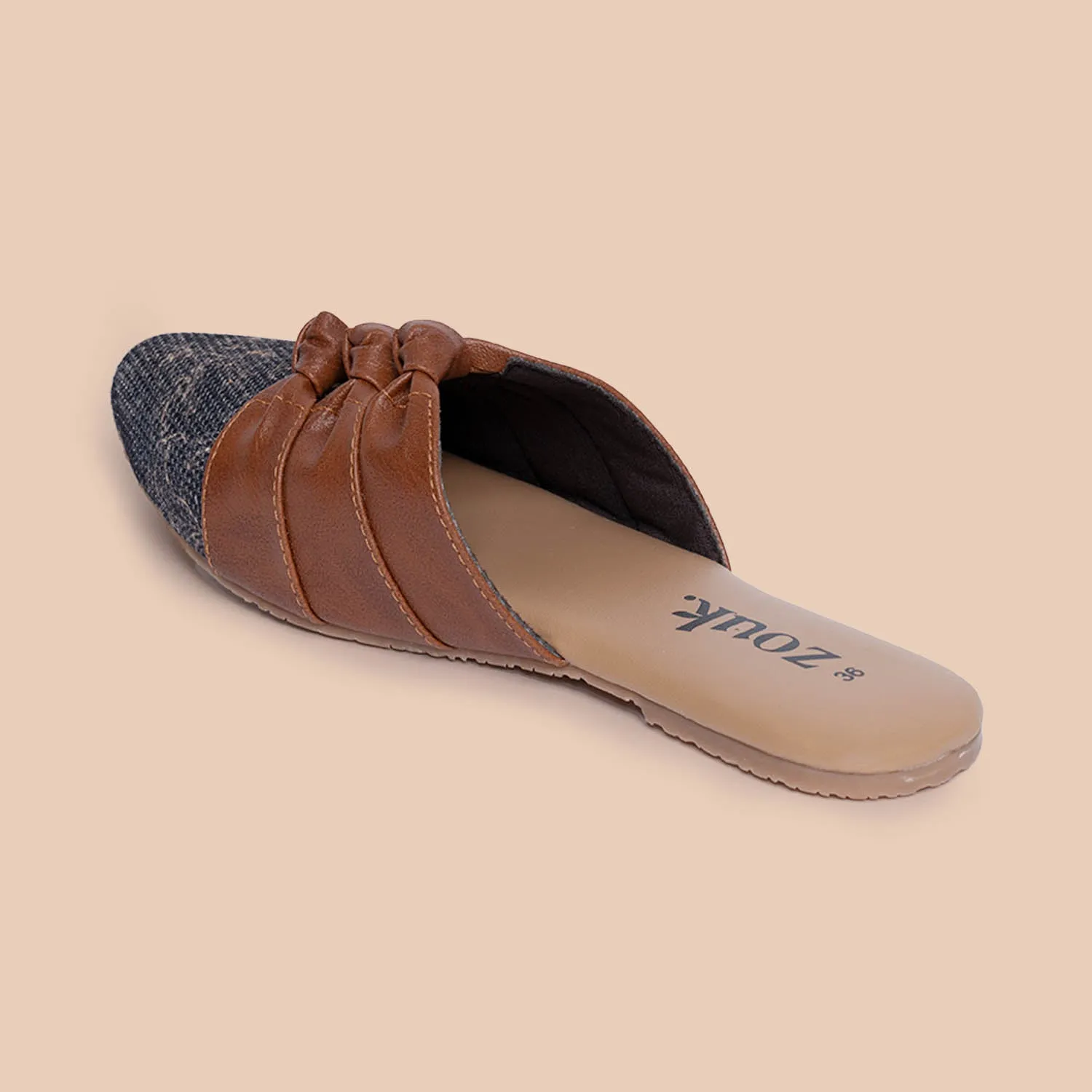 Hooghly Marine Knotted Mules