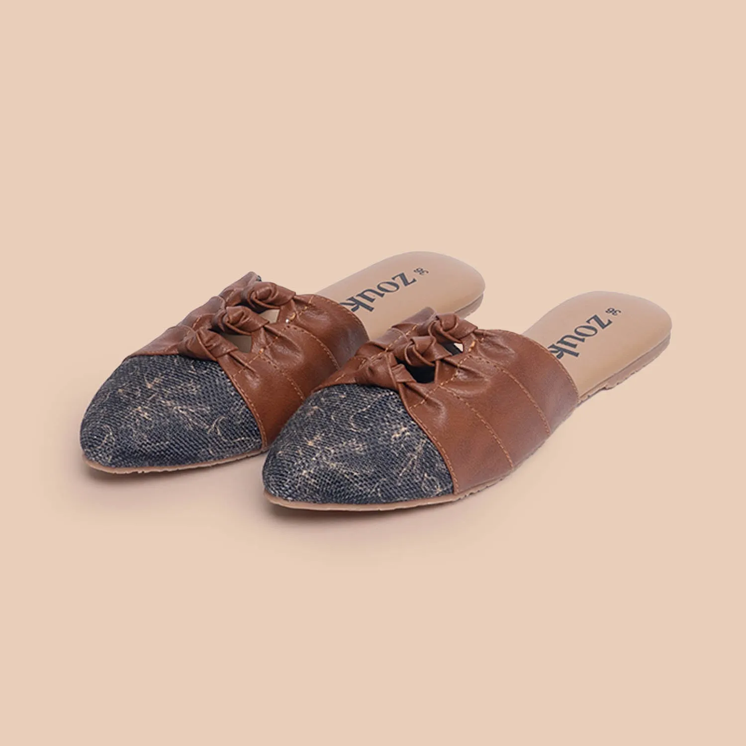 Hooghly Marine Knotted Mules