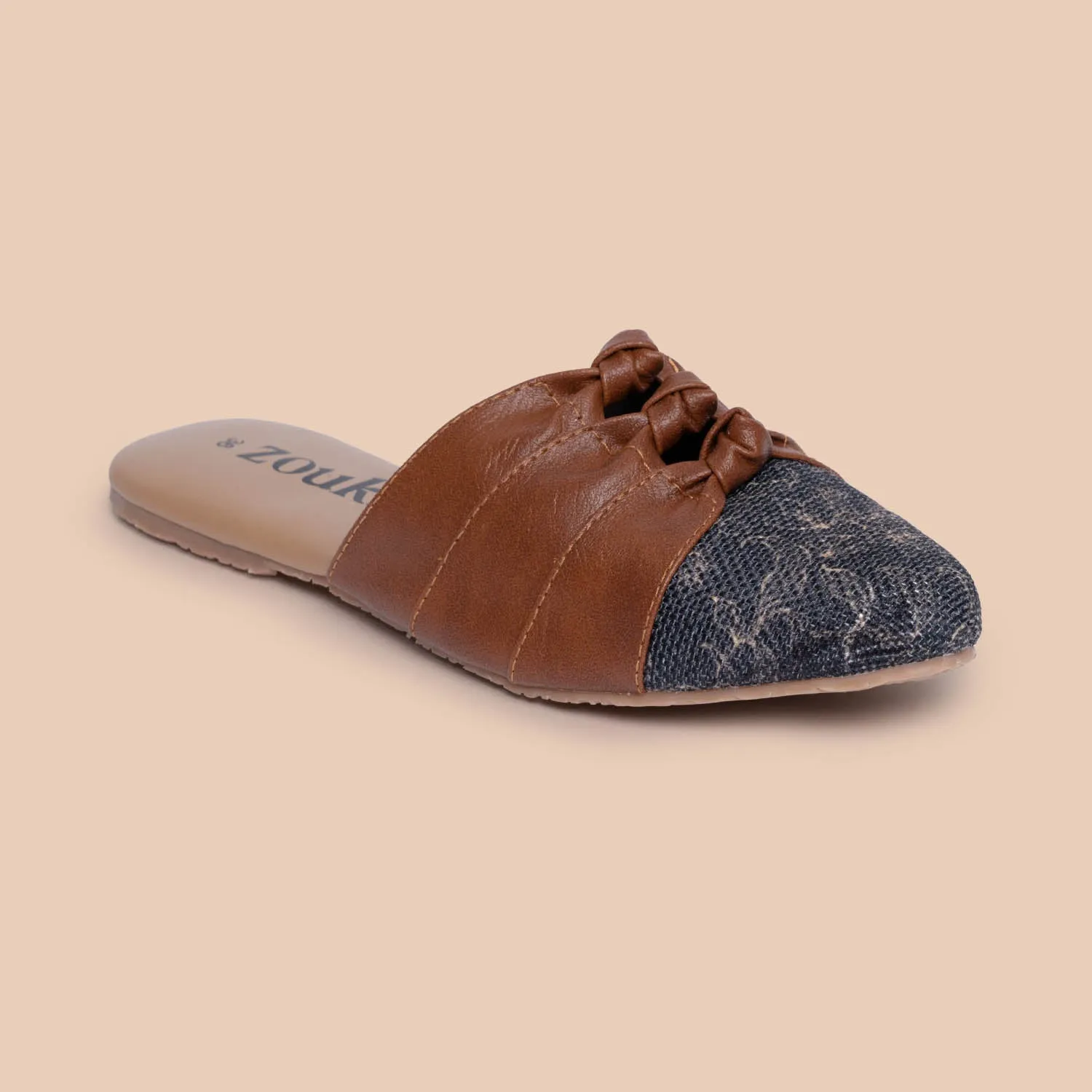 Hooghly Marine Knotted Mules