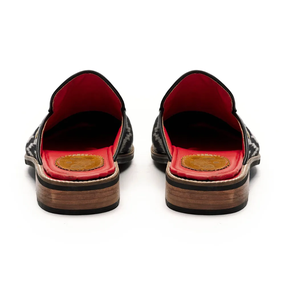 Ikat Mules Men – Coal