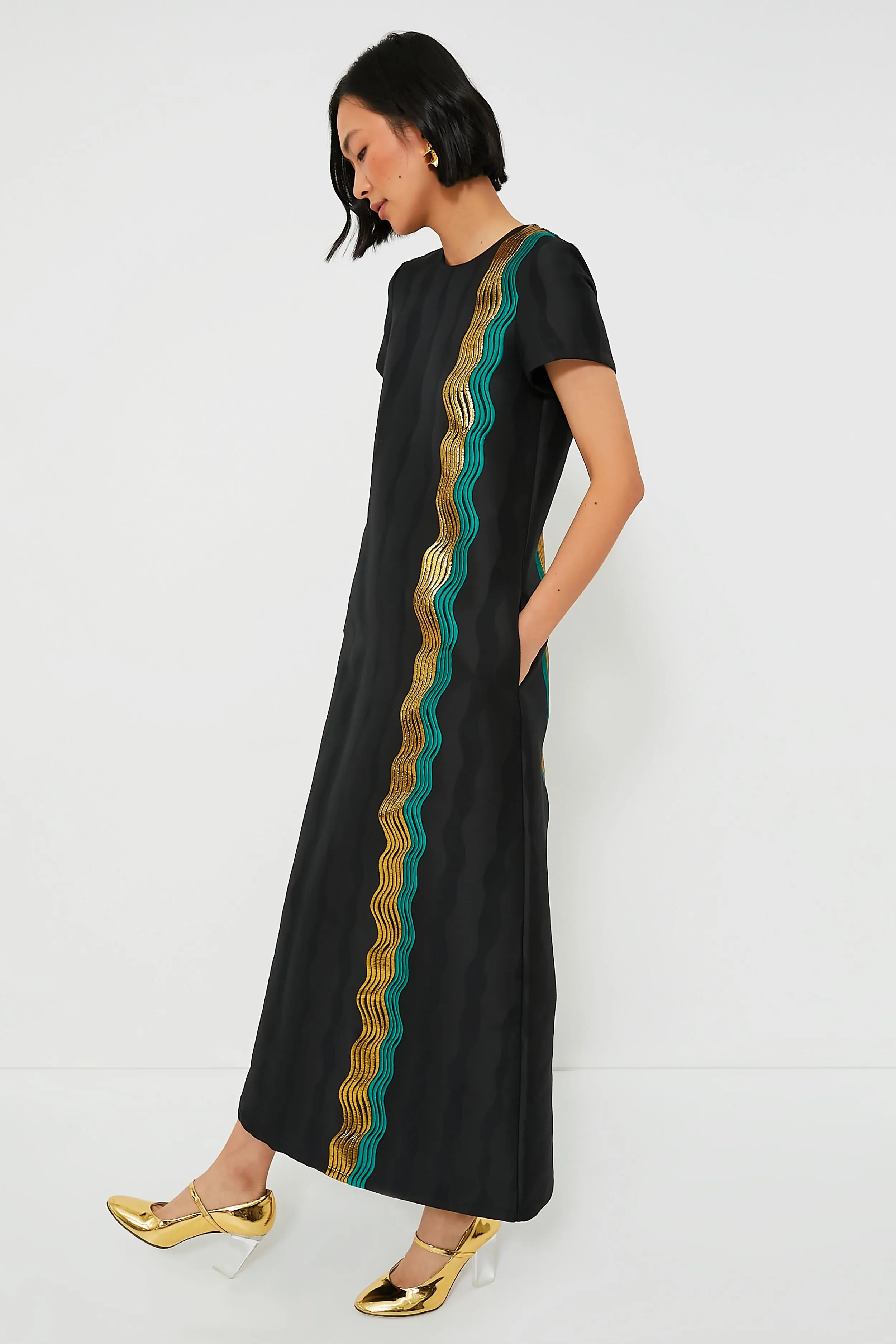 Jacquard The Nile Swing Dress