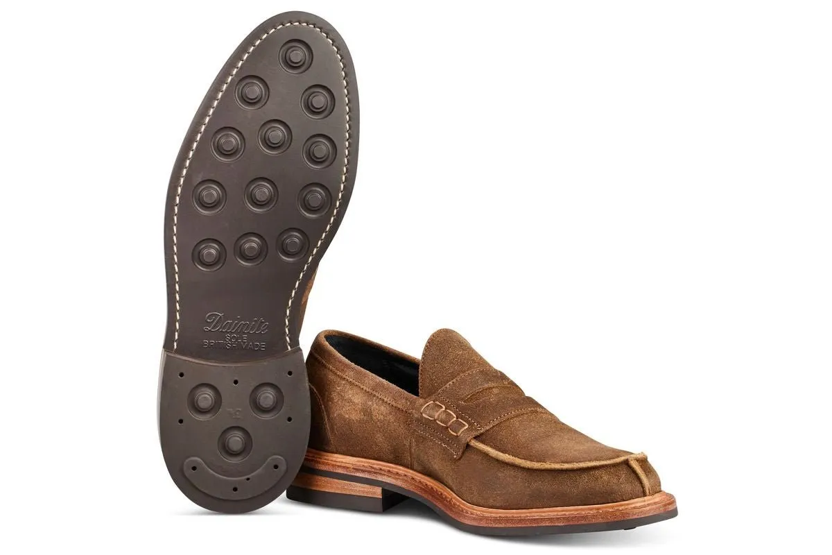 James Penny Loafer - Peanut Reverse Suede