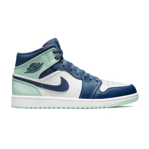 Jordan 1 Mid -Mystic Navy Mint Foam