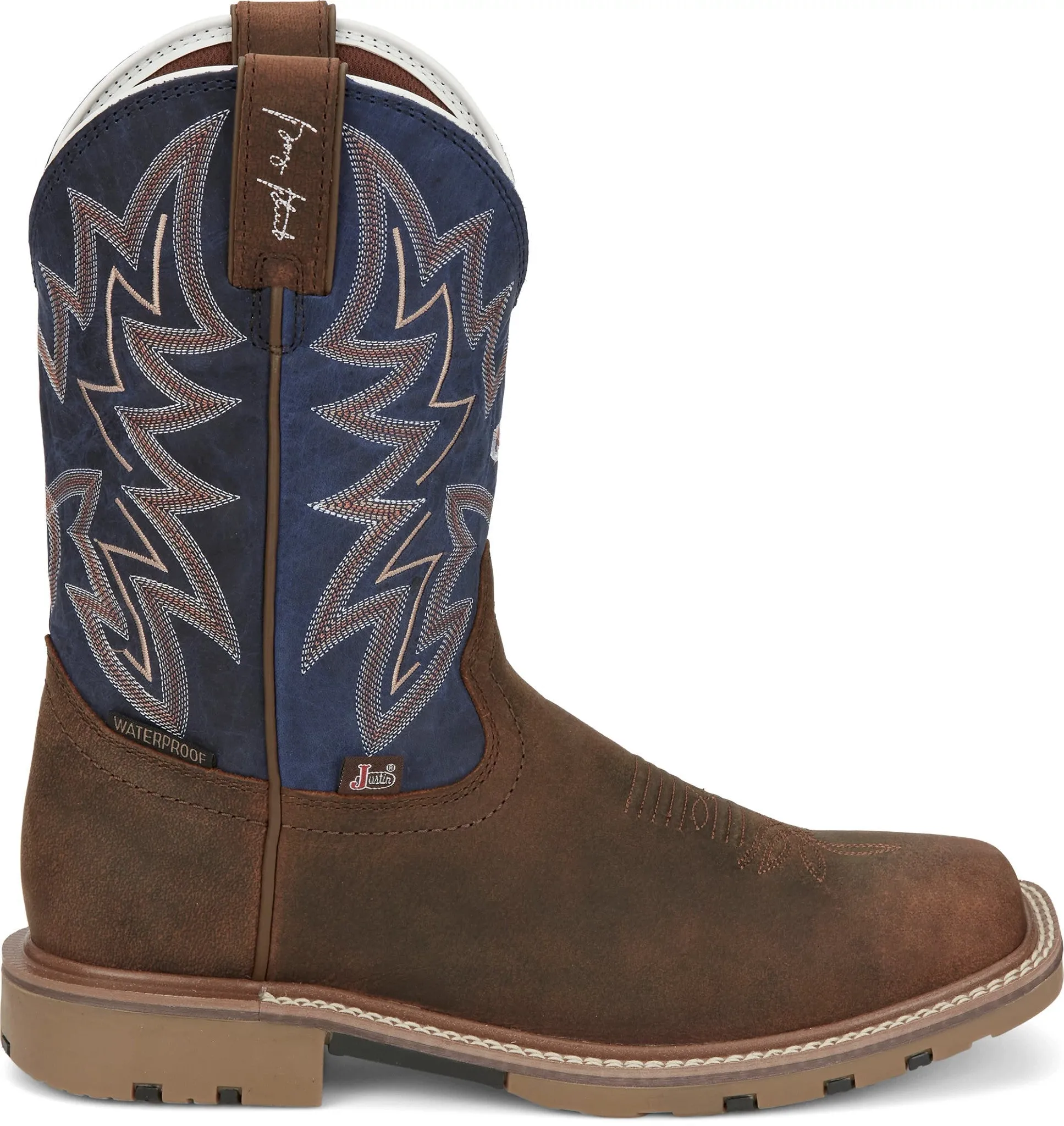Justin Boots Men's 11" Dusty Western Work Boot