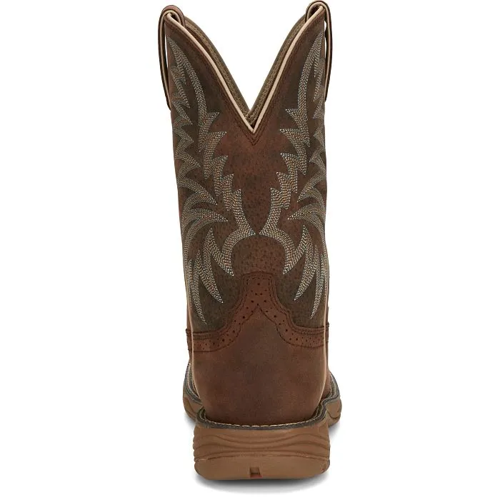 JUSTIN RUSH STAMPEDE WESTERN WORK BOOT STYLE SE7400