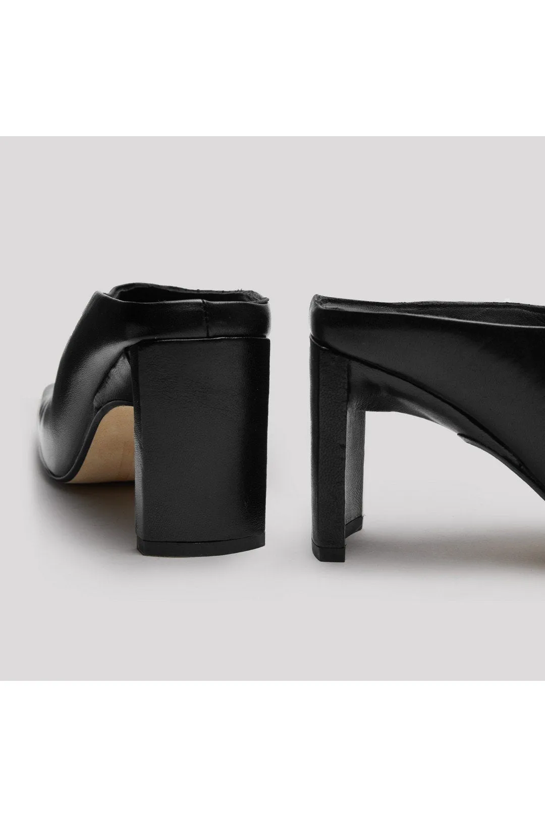 Justyna Leather Mules