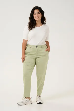 Kaffe Curve Leana Chino in Green