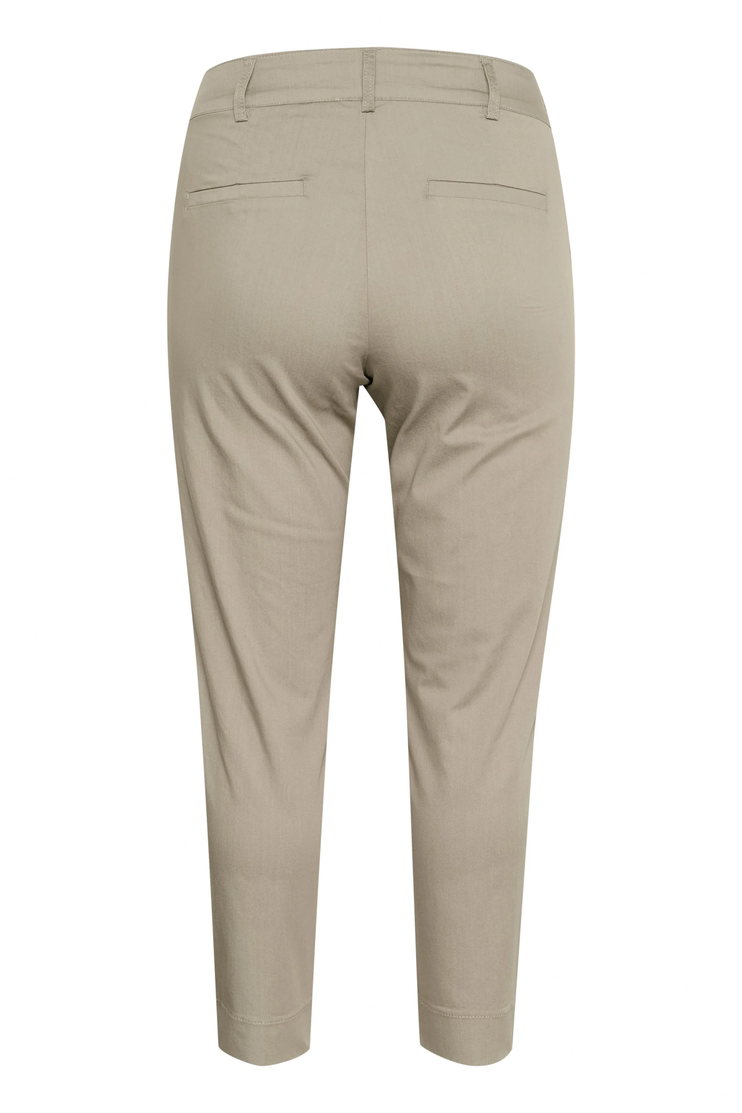 Kaffe Curve Leana Chino Pants in Grey