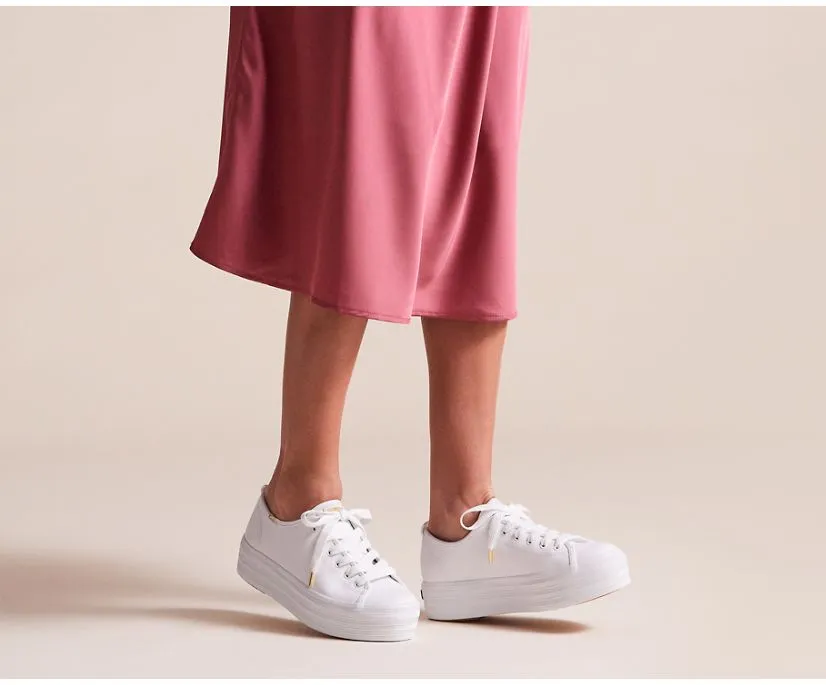 Keds Triple up Leather WH61626 - White