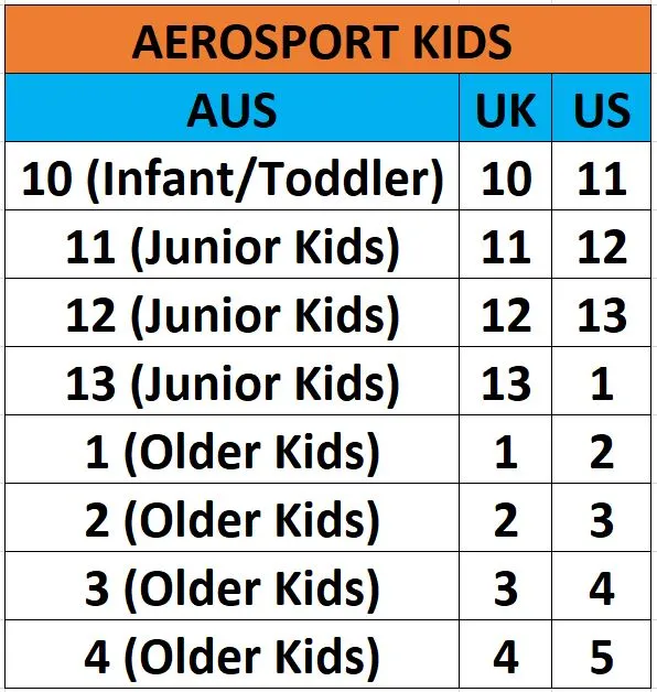 Kids Boys Aerosport Fusion JNR Shoes Black
