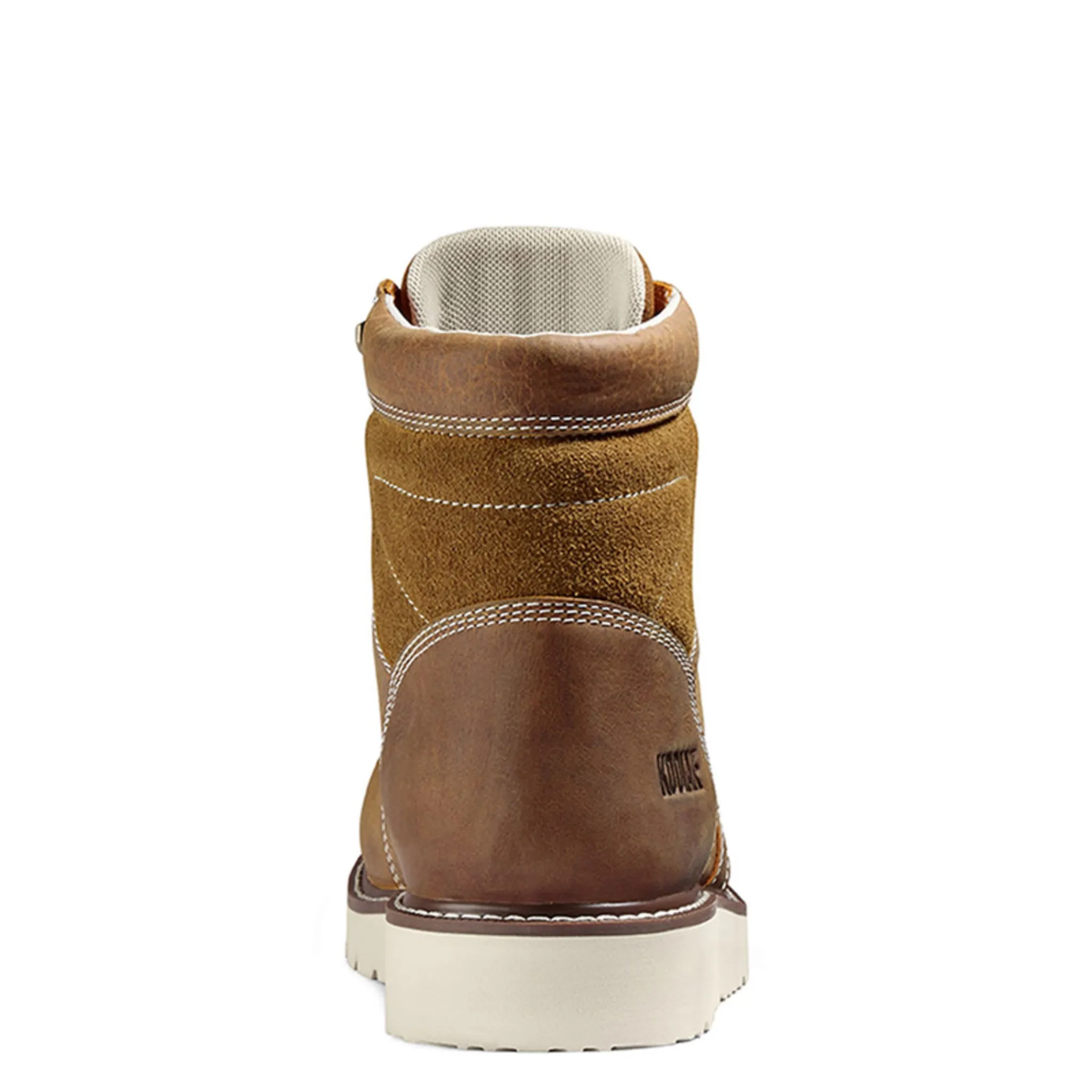 Kodiak Men's Safety Work Boots McKinney Wedge 6" Moccasin Rugged Full Grain Leather with Composite Toe and Plate | Sizes 7-15