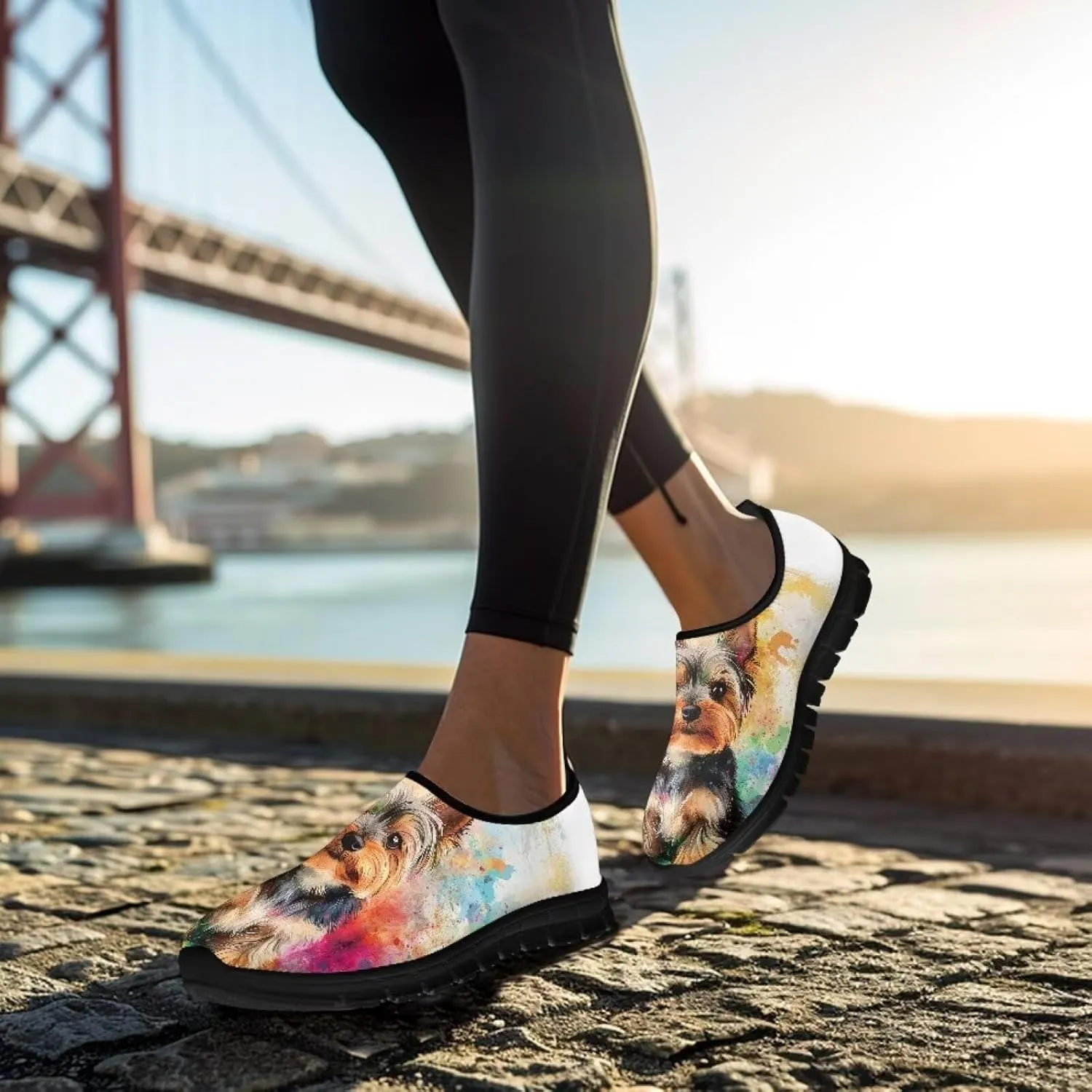 Lightweight Casual Shoes for Women Comfort Non Slip Shoes Slip On Breathable Sneakers Shoes Soft Loafers for Indoor Outdoor Walking Running Travel US 5.5-11.5