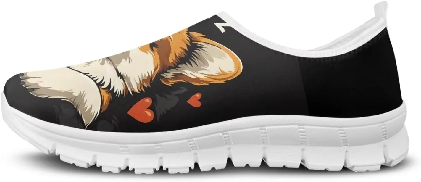 Lightweight Walking Shoes for Women Soft Breathable Non Slip Casual Shoes Slip On Comfort Sneakers Low Cut Loafers Running Sports Travel Shoes US 5.5-11.5