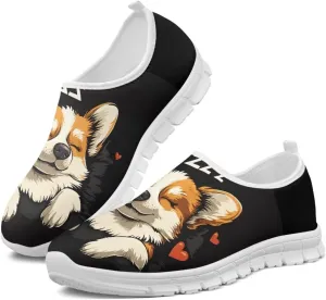 Lightweight Walking Shoes for Women Soft Breathable Non Slip Casual Shoes Slip On Comfort Sneakers Low Cut Loafers Running Sports Travel Shoes US 5.5-11.5