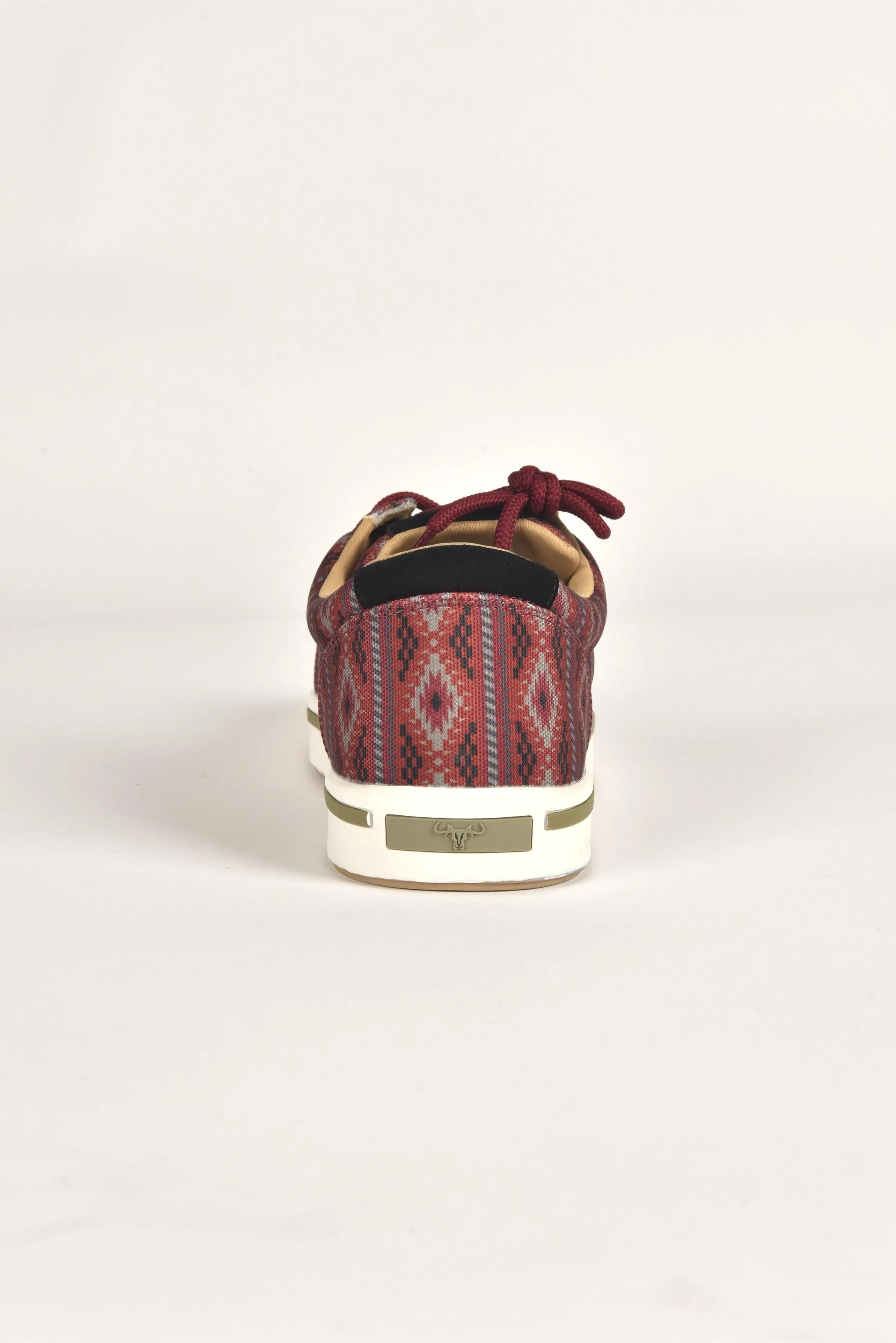 Mens Aztec Print Canvas Sneaker from Platini Fashion