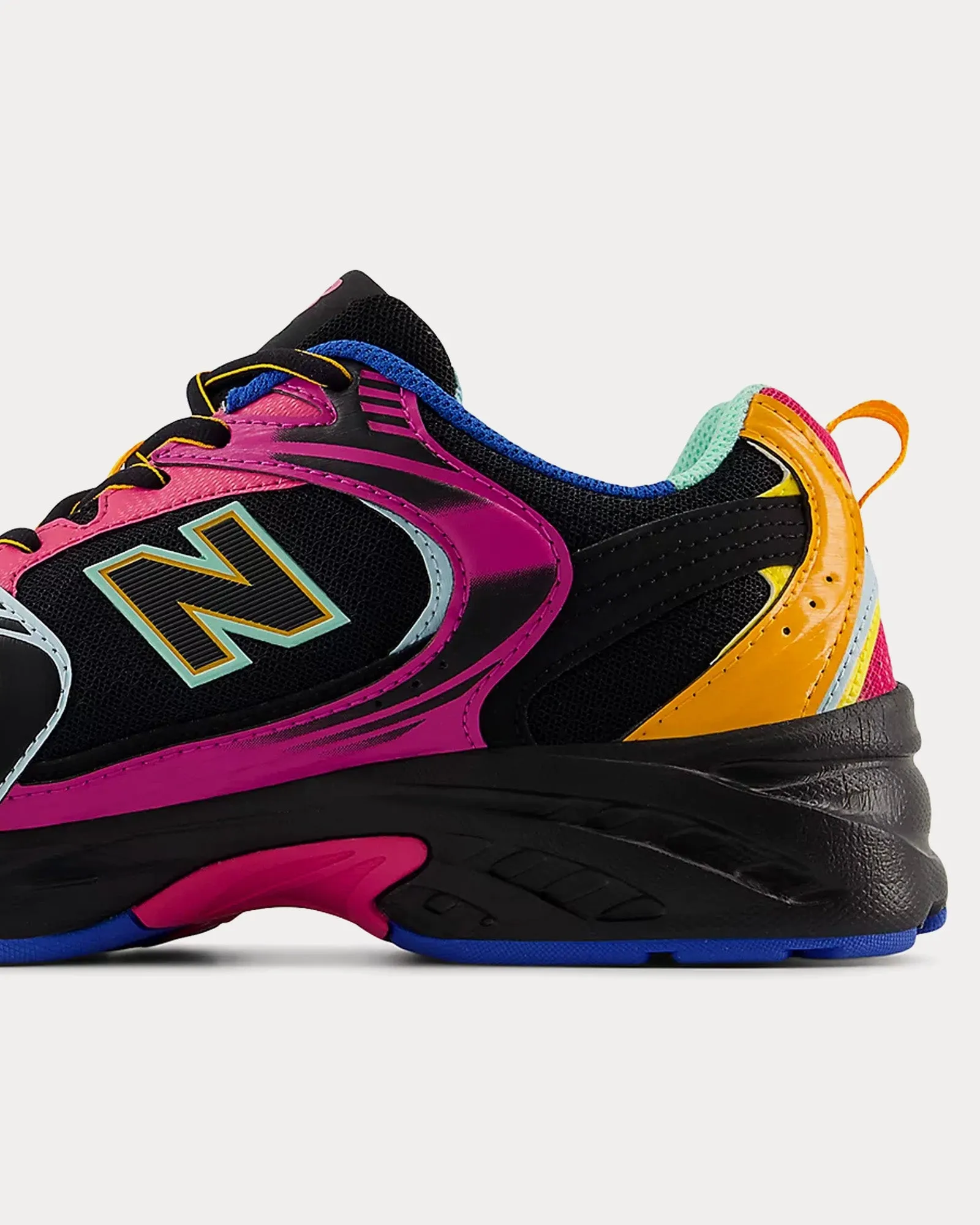 MR530 Black / Exuberant Pink / Cobalt Low Top Sneakers