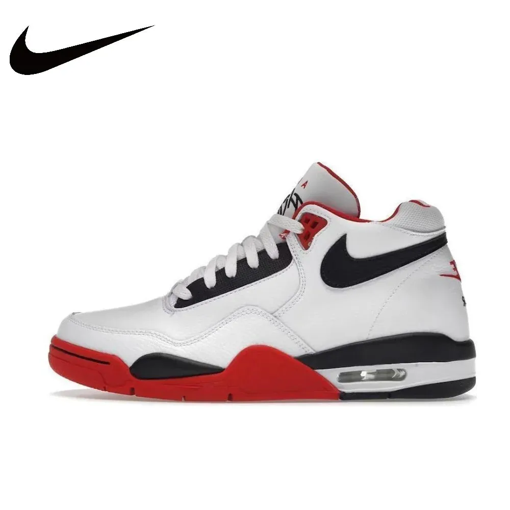 Nike Flight Legacy Men's Mid-Top Retro Basketball Sneakers – Comfortable & Versatile Classic Court Shoes