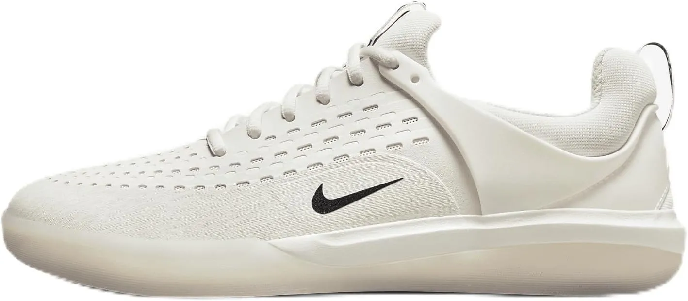Nike SB Zoom Nyjah 3 Skate Shoes (DJ6130-100, White/Summit White/Hyper Pink/Black) Size 5