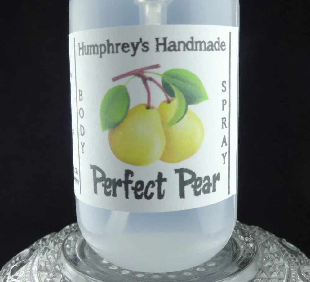 PERFECT PEAR Women's Body Spray | All Natural Perfume | 2 oz 4 oz
