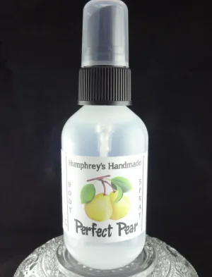 PERFECT PEAR Women's Body Spray | All Natural Perfume | 2 oz 4 oz