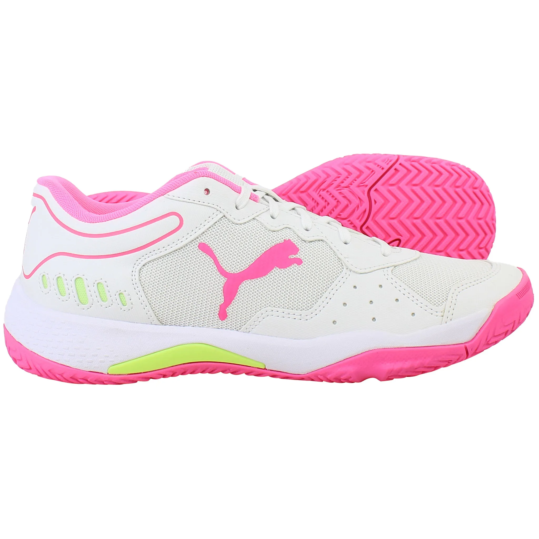 Puma Solarsmash RCT Mens White Padel Shoes