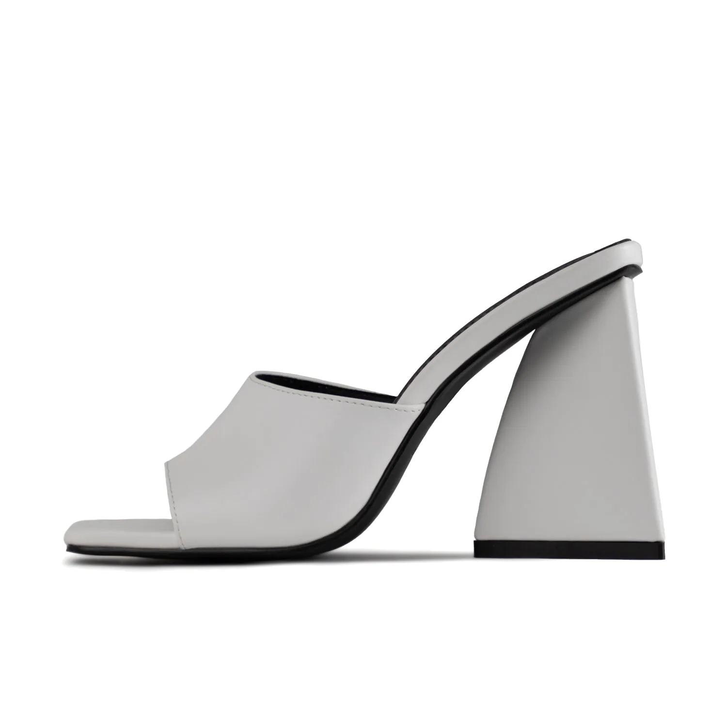 RAID Angel Heeled Mule in White