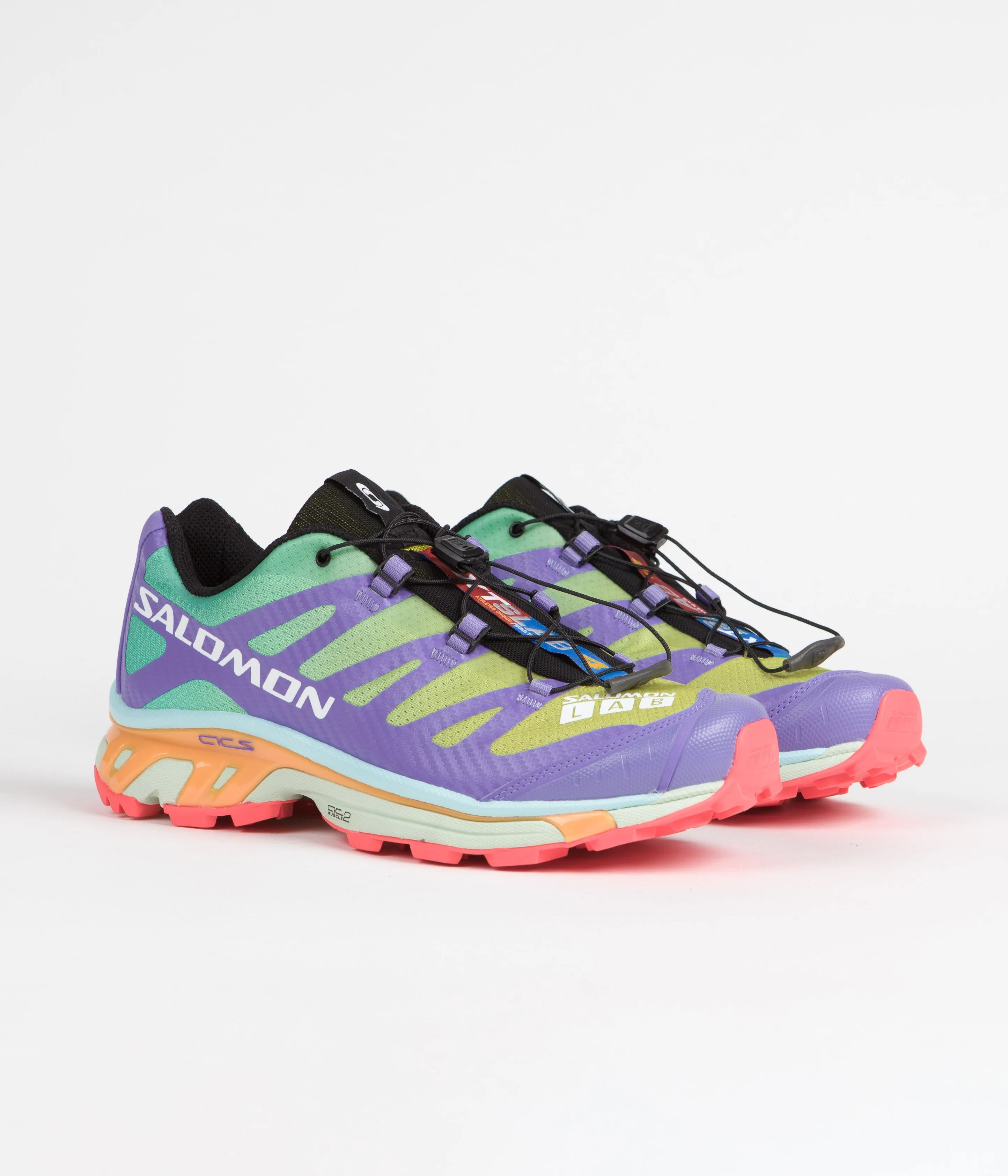 Salomon XT-4 Shoes - Evening Primrose / Mint Leaf / Lolite