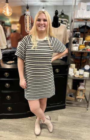 Sherri Sheer Knit Shirt Dress