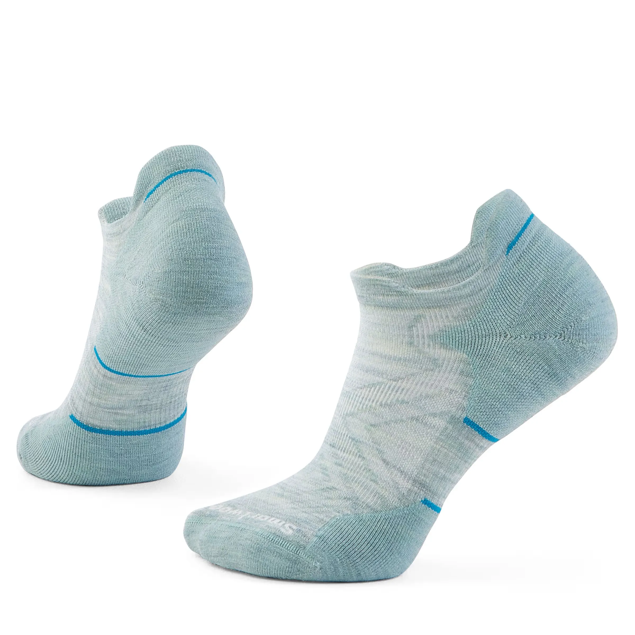 Smartwool Women's Targeted Cushion Running Socks - Frosty Green White