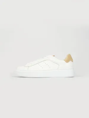 Sneakers 'Nautica'  - Bianco/Beige