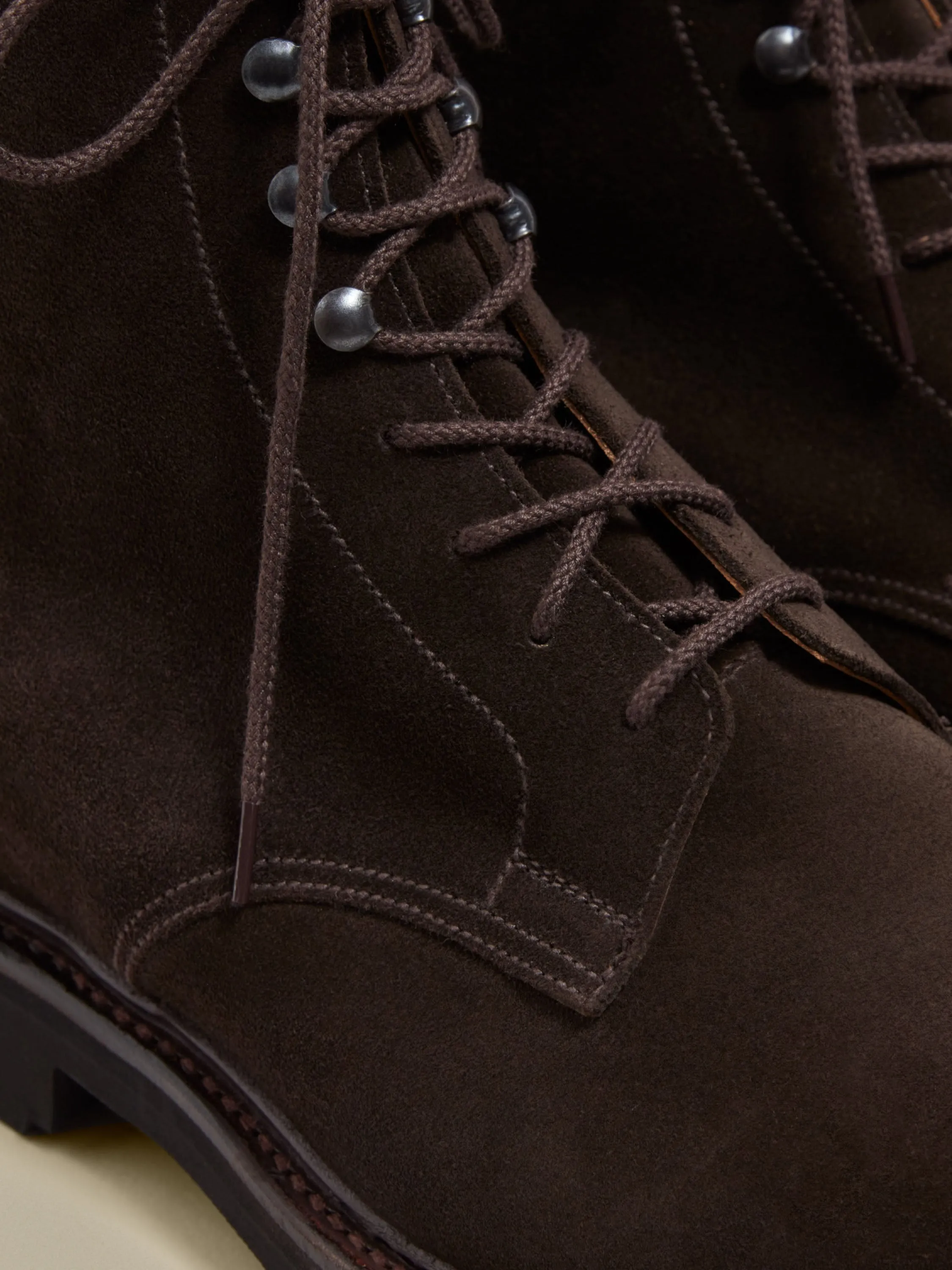 Split Suede Derby Boots