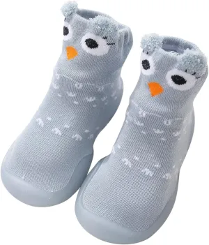 Toddler Girl Shoes,Toddler Baby First Walkers Socks Shoes Cartoon Animals Elastic Non-Slip Baby Shoes Baby Booties