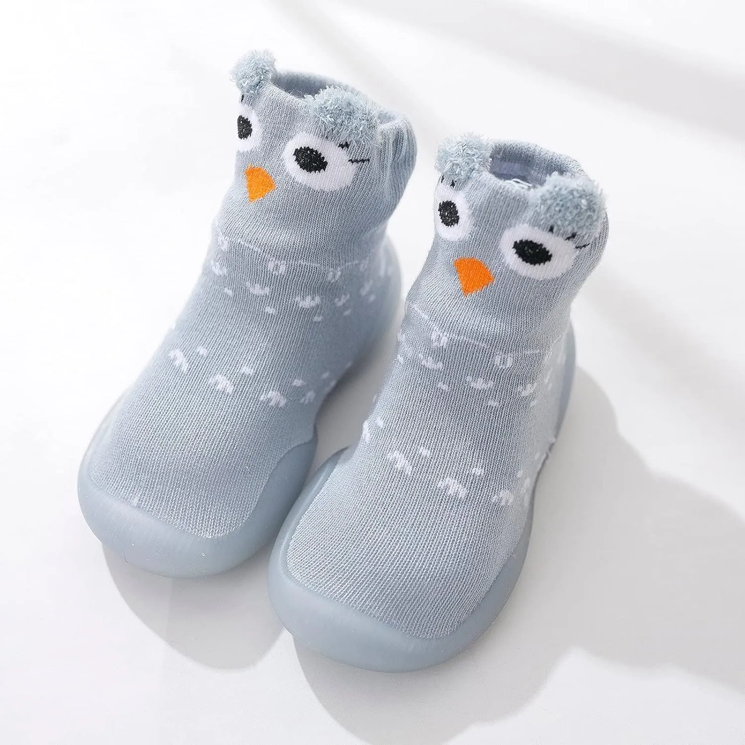 Toddler Girl Shoes,Toddler Baby First Walkers Socks Shoes Cartoon Animals Elastic Non-Slip Baby Shoes Baby Booties