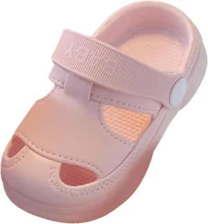 Unisex Child Cool Sandals Slides Childrens Hole Shoes Baby Home Outdoor Indoor Sandals Boys And Girls Soft Non Slip Closed Toe Shoes Slippers