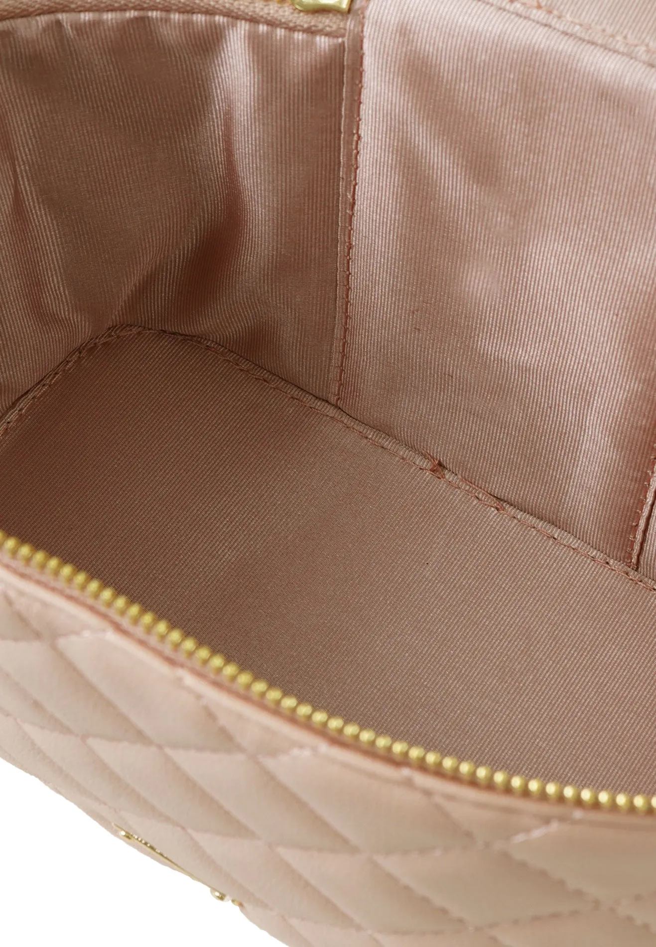 VOIR SALLY Quilted Vanity Top Handle Bag