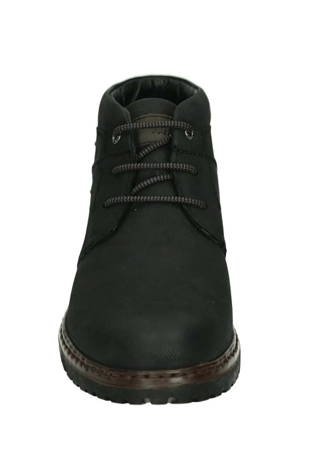 Waterproof Lace Up Boot - Black