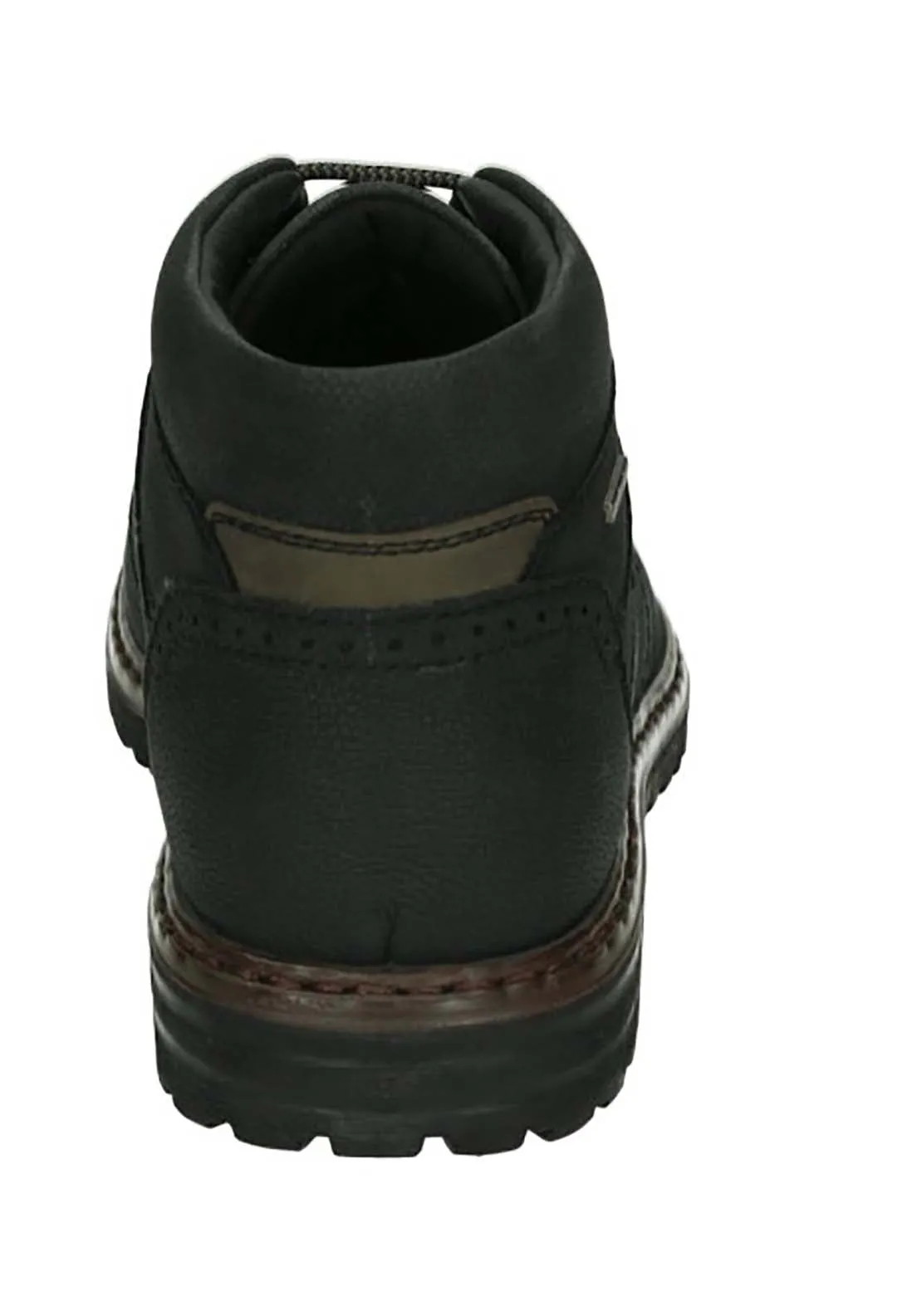 Waterproof Lace Up Boot - Black