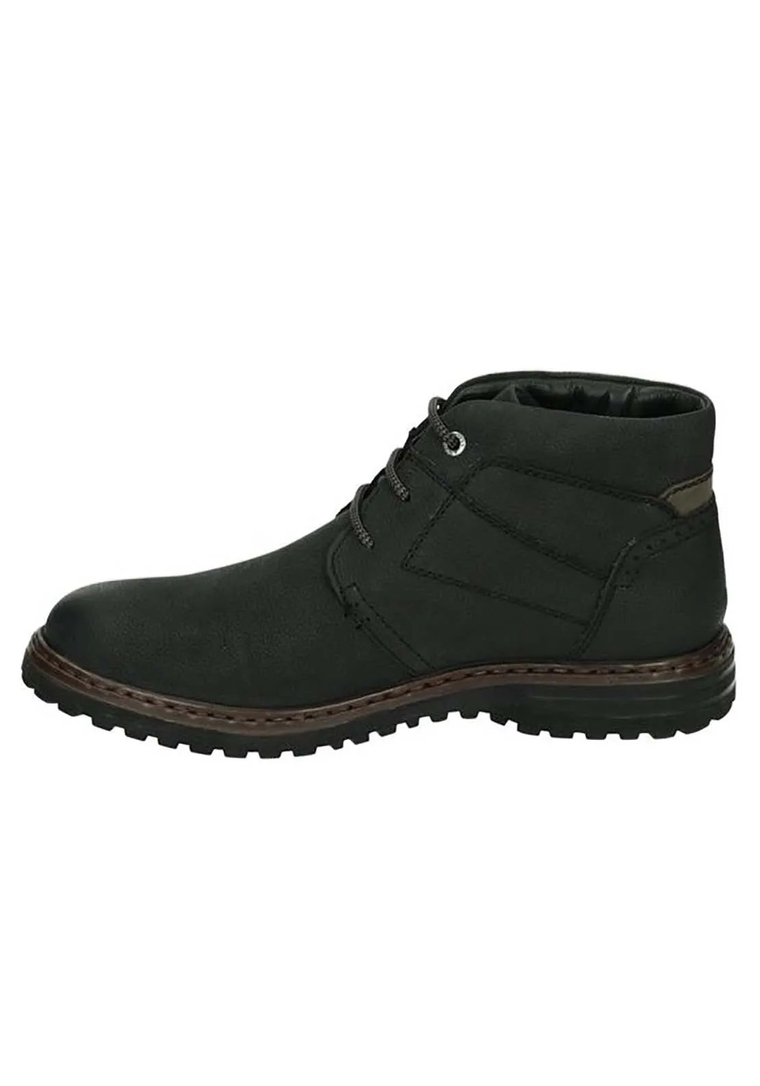 Waterproof Lace Up Boot - Black
