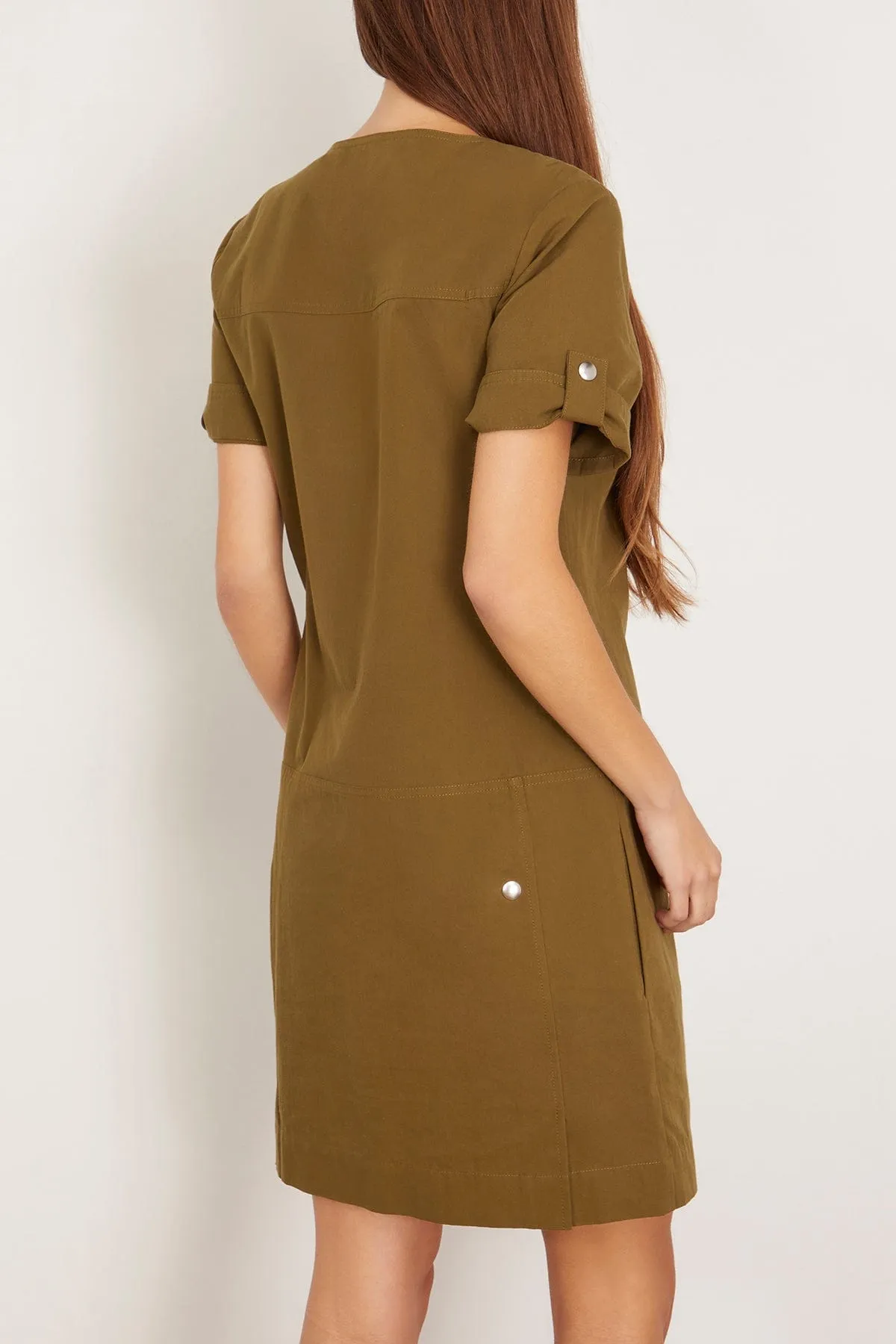 Watson Dress in Dark Olive