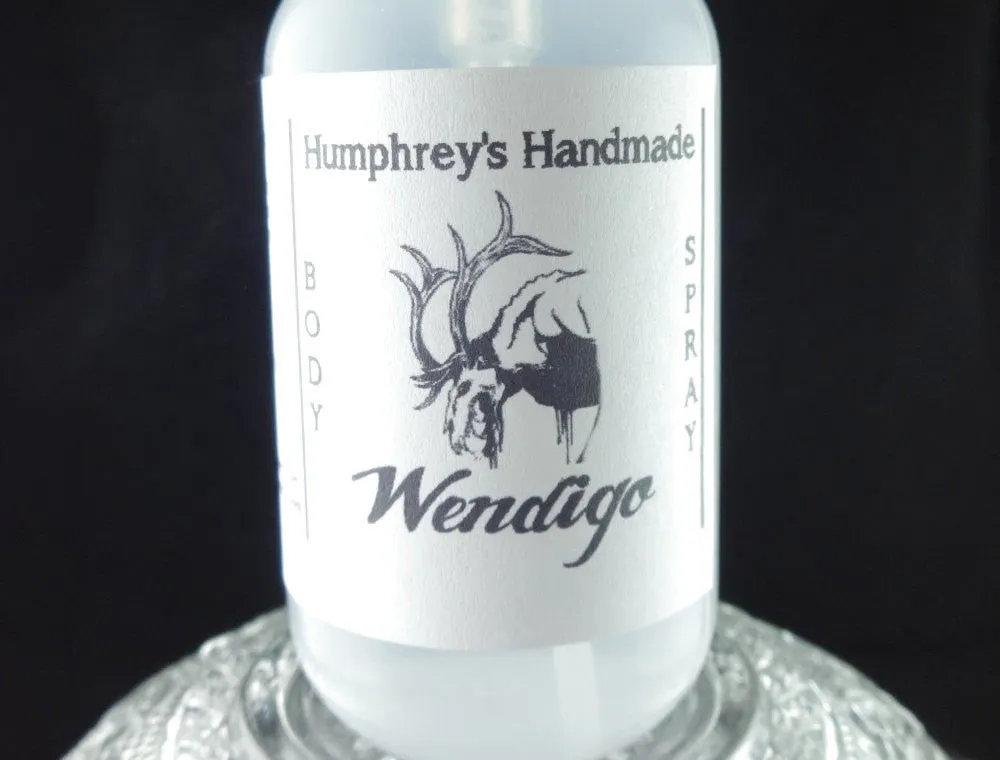 WENDIGO Body Spray | 2 oz 4 oz | Unisex | Cedar | Pine | Juniper | All Natural