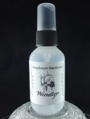WENDIGO Body Spray | 2 oz 4 oz | Unisex | Cedar | Pine | Juniper | All Natural