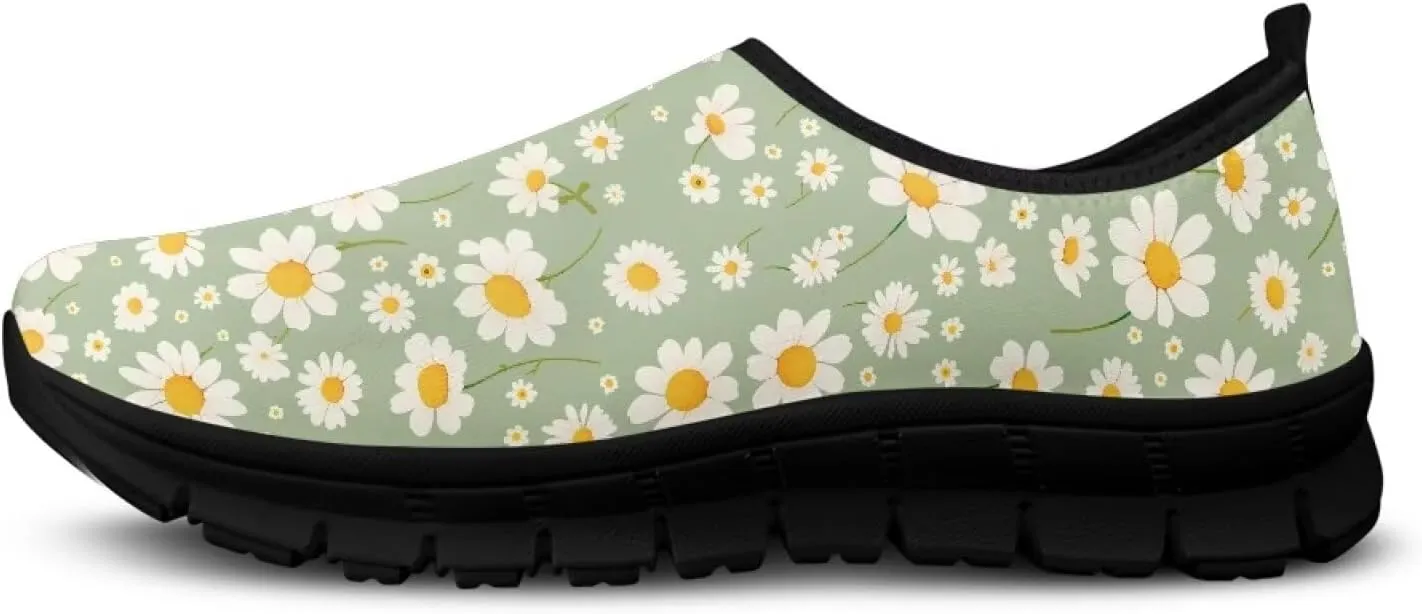 Women's Casual Sneakers Lightweight Breathable Running Shoes Comfort Non Slip Sports Shoes Slip On Sneakers Soft Loafers Walking Outdoor Travel Shoes US 5.5-11.5